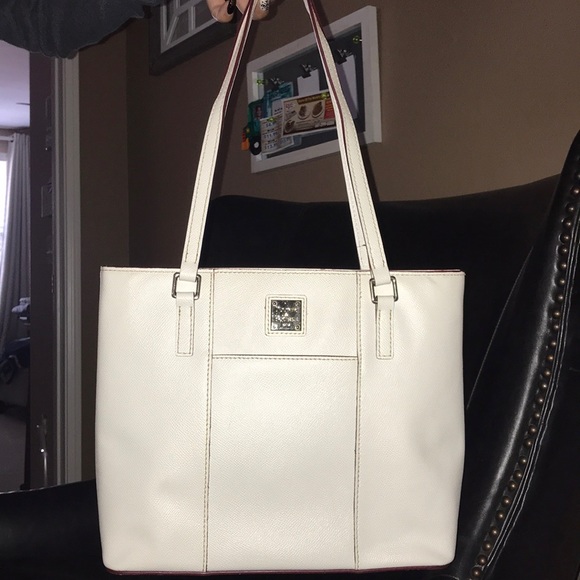 White Pebble Dooney Bag - Picture 1 of 6